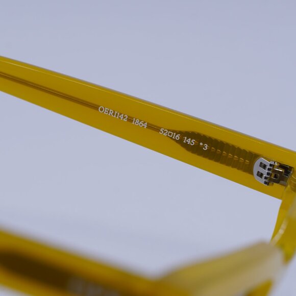 Off-White OERI142 WINDSOR 1864 Sunglasses Yellow Square Frame, Brown Lenses - Picture 5 of 10